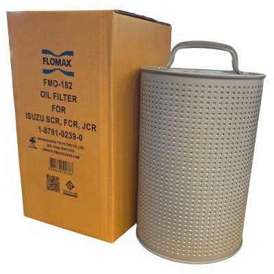 FLOMAX ไส้กรองน้ำมันเครื่อง อีซูซุ JCM จัมโบ้ 200HP,FXZ,FTR FMO182