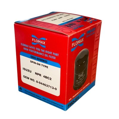 FLOMAX กรองน้ำมันเครื่อง อีซูซุ NPR, 4BC2, KS22 (FMO201)