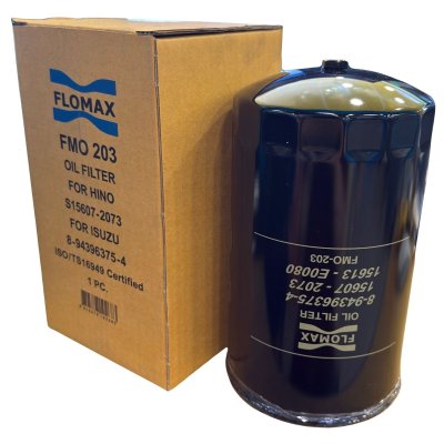 Flomax ไส้กรองน้ำมันเครื่อง I/S R/K 195 6HE1-T 6HH1 HINO FMO203