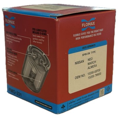 FLOMAX ไส้กรองน้ำมันเครื่อง นิสสัน (Nissan) นีโอ มาร์ช JUKE, TIDA FMO231