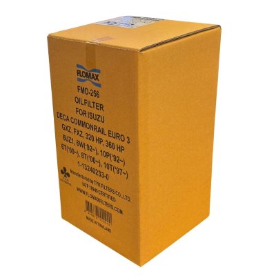 FLOMAX ไส้กรองน้ำมันเครื่อง อีซูซุ 6UZ1 360 GXZ FXZ ยูโร 3 FMO256