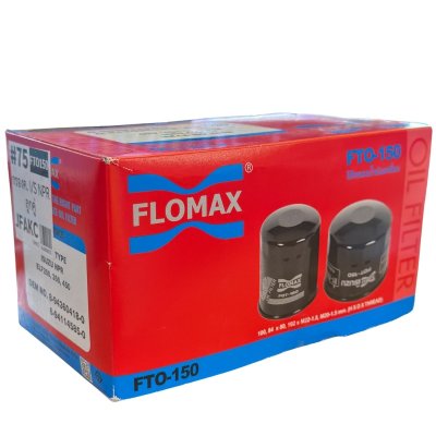 FLOMAX ไส้กรองน้ำมันเครื่อง กรองเครื่อง อีซูซุ NPR ELF250, 350, 450 (ลูกคู่) FTO150