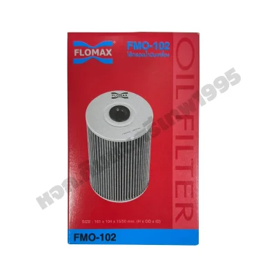 Flomax ไส้กรองน้ำมันเครื่อง อีซูซุ (ISUZU) JCM,DECA320,FTR FMO102