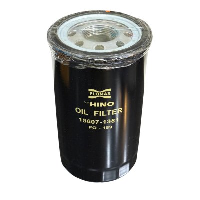 Flomax ไส้กรองน้ำมันเครื่อง ฮีโน่ M10C สิงห์ (ลูกเล็ก) FMO189