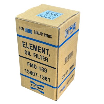 Flomax ไส้กรองน้ำมันเครื่อง ฮีโน่ M10C สิงห์ (ลูกเล็ก) FMO189