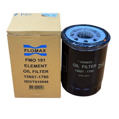 Flomax ไส้กรองน้ำมันเครื่อง ฮีโน่ สิงห์ไฮเทค 6 ล้อ FMO191