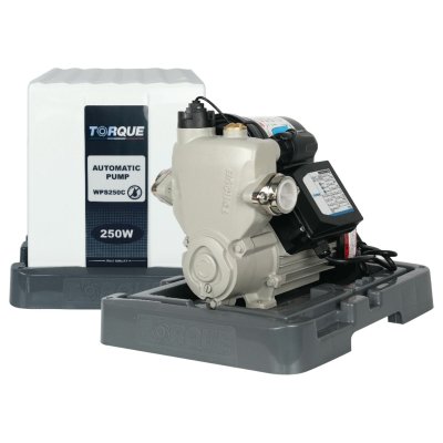 TORQUE ปั๊มอัตโนมัติแรงดันคงที่ 250 วัตต์ 1x1 นิ้ว รุ่น WPS250C (มีฝาครอบ)