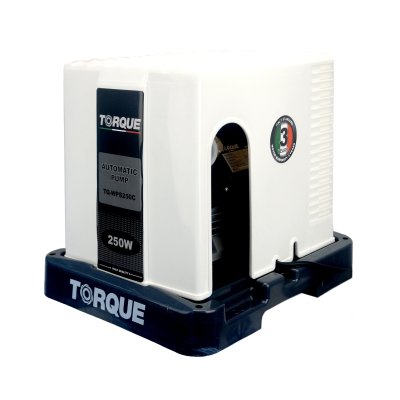 TORQUE ปั๊มอัตโนมัติแรงดันคงที่มีฝาครอบ 250 วัตต์ 1x1 นิ้ว รุ่น WPS250C