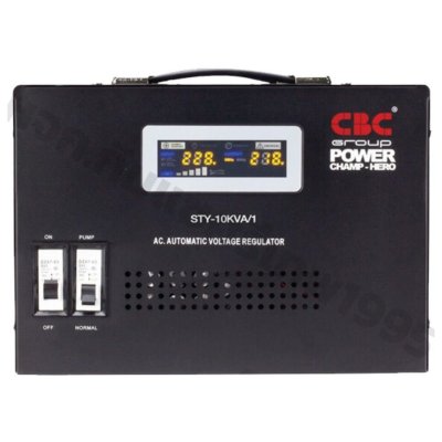 CBC เครื่องปรับแรงดันไฟฟ้าอัตโนมัติ 10KVA รุ่น STY-10KVA 1 เฟส ช่วยเรื่อง ไฟตก ไฟเกิน