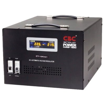 CBC เครื่องปรับแรงดันไฟฟ้าอัตโนมัติ 10KVA รุ่น STY-10KVA 1 เฟส ช่วยเรื่อง ไฟตก ไฟเกิน