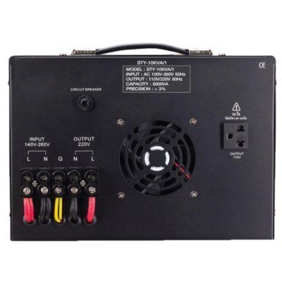 CBC เครื่องปรับแรงดันไฟฟ้าอัตโนมัติ 10KVA รุ่น STY-10KVA 1 เฟส ช่วยเรื่อง ไฟตก ไฟเกิน