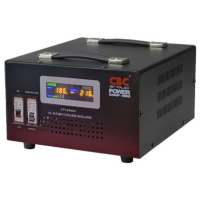 CBC เครื่องปรับแรงดันไฟฟ้าอัตโนมัติ 3KVA รุ่น STY-3KVA 1 เฟส ช่วยเรื่อง ไฟตก ไฟเกิน CBC เครื่องปรับแรงดันไฟฟ้าอัตโนมัติ 3KVA รุ่น STY-3KVA 1 เฟส ช่วยเรื่อง ไฟตก ไฟเกิน