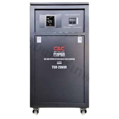 CBC เครื่องปรับแรงดันไฟฟ้าอัตโนมัติ 20KVA รุ่น TSV-20KVA 1 เฟส แก้ปัญหา ไฟตก ไฟเกิน