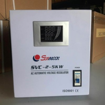 SUNMOON เครื่องปรับแรงดันไฟฟ้าอัตโนมัติ 5000W SVC2-5KW AVR