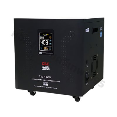 เครื่องปรับแรงดันไฟฟ้าอัตโนมัติ ระบบเซอร์โว CBC รุ่น TSV-15KVA เครื่องปรับแรงดันไฟฟ้าอัตโนมัติ ระบบเซอร์โว CBC รุ่น TSV-15KVA