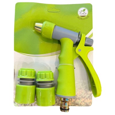 ไชโย ปืนฉีดน้ำสีเขียวแรงดัน 1 ระดับ พร้อมข้อต่อสวมเร็ว รุ่น 8-UN-002G