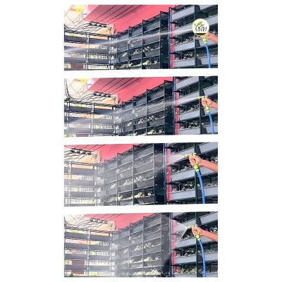 ไชโย ปืนฉีดน้ำสีเขียวแรงดัน 1 ระดับ พร้อมข้อต่อสวมเร็ว รุ่น 8-UN-002G