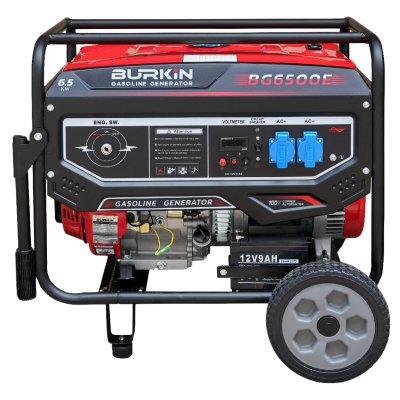 BURKiN เครื่องปั่นไฟเบนซินแบบเปิด 6.5KW 220V รุ่น BG6500E BURKiN เครื่องปั่นไฟเบนซินแบบเปิด 6.5KW 220V รุ่น BG6500E