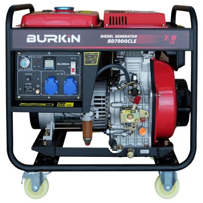 BURKiN เครื่องปั่นไฟดีเซลแบบเปิด 7.9KW 220V รุ่น BD7900CLE