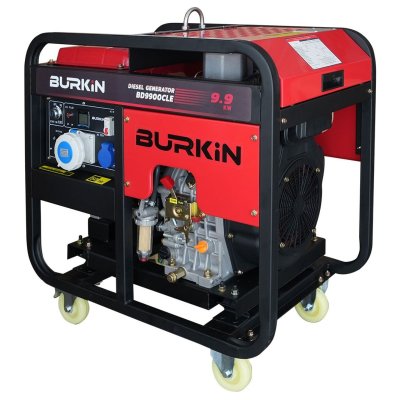 BURKiN เครื่องปั่นไฟดีเซลแบบเปิด 9.9KW 220V รุ่น BD9900CLE