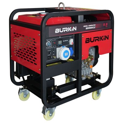 BURKiN เครื่องปั่นไฟดีเซลแบบเปิด 9.9KW 220V รุ่น BD9900CLE