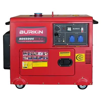 BURKiN เครื่องปั่นไฟดีเซลแบบปิด 5.5 KW 220V รุ่น BD5500S BURKiN เครื่องปั่นไฟดีเซลแบบปิด 5.5 KW 220V รุ่น BD5500S
