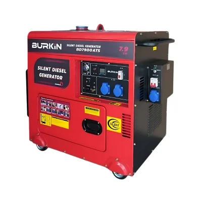 BURKiN เครื่องปั่นไฟดีเซลแบบปิด 7.9KW 220V (ATS) BD7900ATS