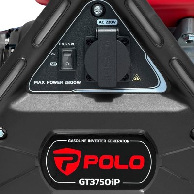 POLO เครื่องปั่นไฟเบนซิน Inverter 2.8KW เครื่องยนต์ 7HP รุ่น GT3750iP