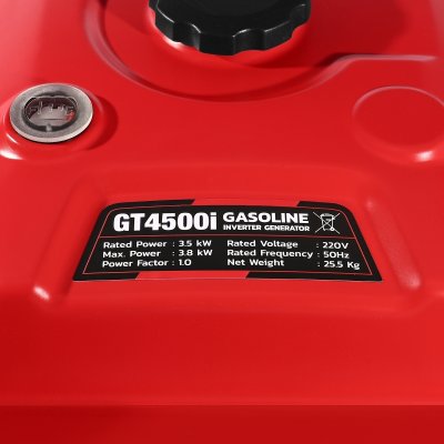 POLO เครื่องปั่นไฟเบนซิน Inverter 3.8KW เครื่องยนต์ 7.5HP รุ่น GT4500i