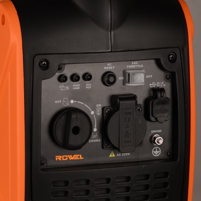 ROWEL เครื่องปั่นไฟเบนซิน Inverter 1.25KW 220V รุ่น RW1250iS