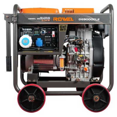 ROWEL เครื่องปั่นไฟดีเซลแบบเปิด 9.0KW 220V รุ่น DG9000CLE