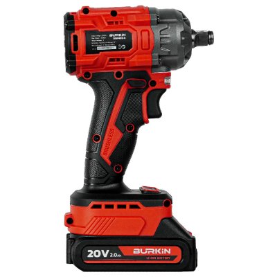 บล็อกกระแทกไร้สาย 20V 400N.m BURKiN รุ่น BIW400-S (พร้อมแบต 2.0Ah 1 ก้อน)