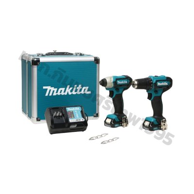 ชุดสว่านไขควงไร้สาย MAKITA 12VMAX รุ่น CLX224X1 (รวมแบตและแท่นชาร์จ)