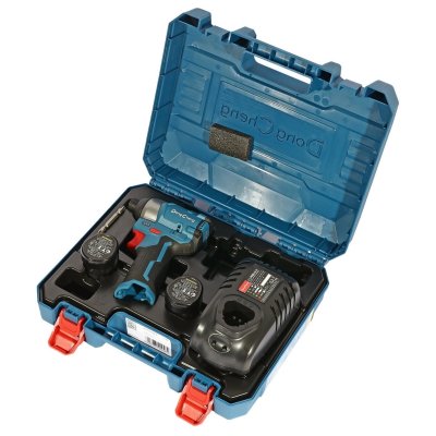 ชุดสว่าน + ไขควงกระแทกไร้สาย 12 โวลต์ DONG CHENG รุ่น DCKIT25