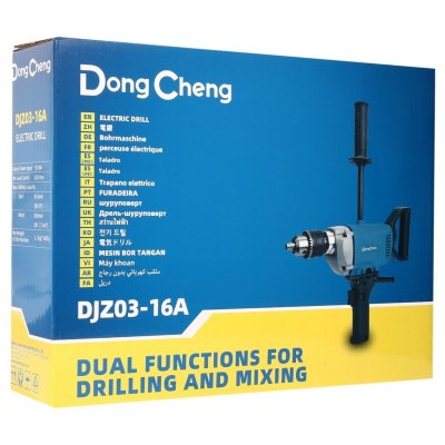 สว่านไฟฟ้าแบบใช้งาน 2 มือ 16 มม. 1010 วัตต์ DONG CHENG รุ่น DJZ03-16A