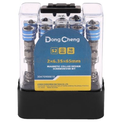 DONG CHENG รวมดอกไขควงแฉก 2 หัว PH2 (ยกกล่อง 10 ดอก)