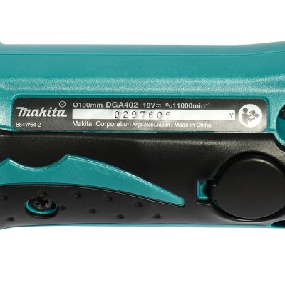เครื่องเจียรไร้สาย 18V 4" MAKITA รุ่น DGA402RFE (LXT SERIES)
