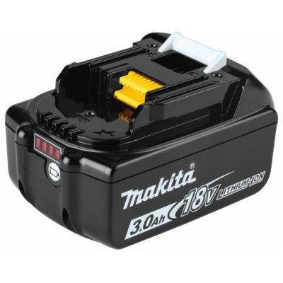 แบตเตอรี่ลิเธียมไอออน 18 โวลต์ 3.0 แอมป์ MAKITA รุ่น BL1830B (ไม่มีกล่อง)