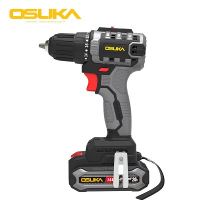 OSUKA สว่านไร้สาย 20V 65 Nm. รุ่น OCD801 พร้อมแบต/ที่ชาร์จ