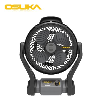 OSUKA พัดลมไร้สาย 20V รุ่น OCF761 — พัดลมพกพาสำหรับช่าง แบตเตอรี่ + ที่ชาร์จ ครบเซ็ต