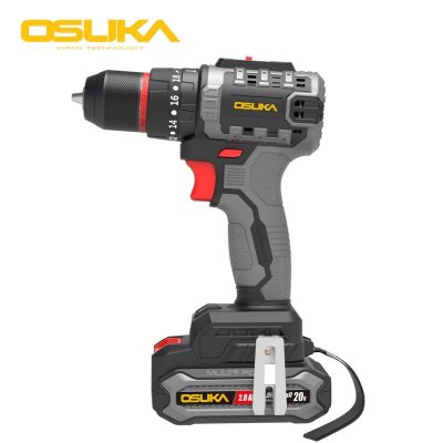 OSUKA สว่านกระแทกไร้สาย 20V 65 Nm. รุ่น OCHD802 พร้อมแบต/ที่ชาร์จ