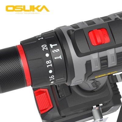 OSUKA สว่านกระแทกไร้สาย 20V 65 Nm. รุ่น OCHD802 พร้อมแบต/ที่ชาร์จ