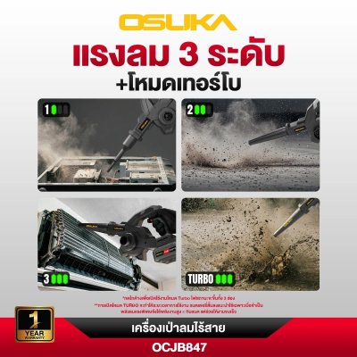 เครื่องเป่าลมไร้สาย 20V OSUKA รุ่น OCJB847