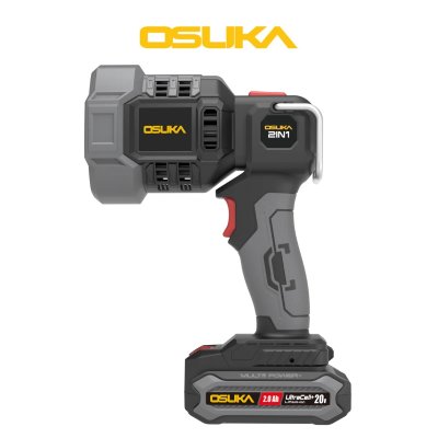 OSUKA ไฟฉายหัวโตไร้สาย 20V รุ่น OCL303 พร้อมแบต/ที่ชาร์จ