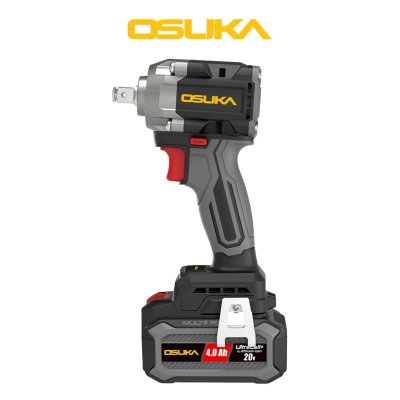 OSUKA บล็อกไฟฟ้าไร้สาย 20V 650 Nm. พร้อมแบต/ที่ชาร์จ รุ่น OSID830-M1 คอสั้น