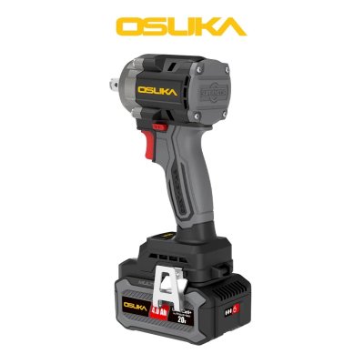 OSUKA บล็อกไฟฟ้าไร้สาย 20V 650 Nm. พร้อมแบต/ที่ชาร์จ รุ่น OSID830-M1 คอสั้น