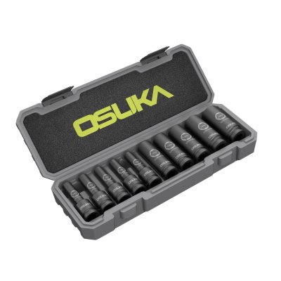 OSUKA ชุดลูกบล็อกกระแทกยาว 1/2" (10ลูก/ชุด) รุ่น OSAF3211