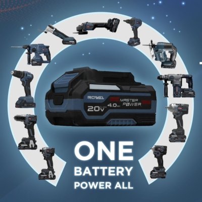 เครื่องเป่าใบไม้ไร้สาย 20V ROWEL รุ่น DLB550-S เครื่องเป่าใบไม้ไร้สาย 20V ROWEL รุ่น DLB550-S