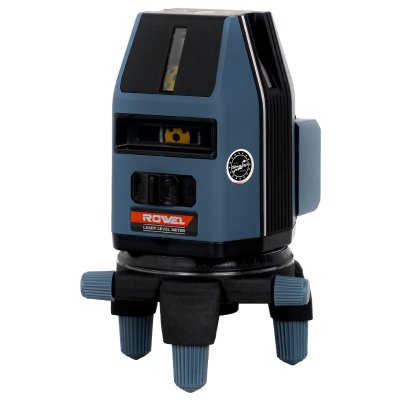 ROWEL เครื่องวัดระดับเลเซอร์ 5 เส้น (แสงสีเขียว) รุ่น GC5S พร้อมขาตั้ง 1.2 เมตร