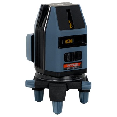 ROWEL เครื่องวัดระดับเลเซอร์ 5 เส้น (แสงสีเขียว) รุ่น GC5S พร้อมขาตั้ง 1.2 เมตร